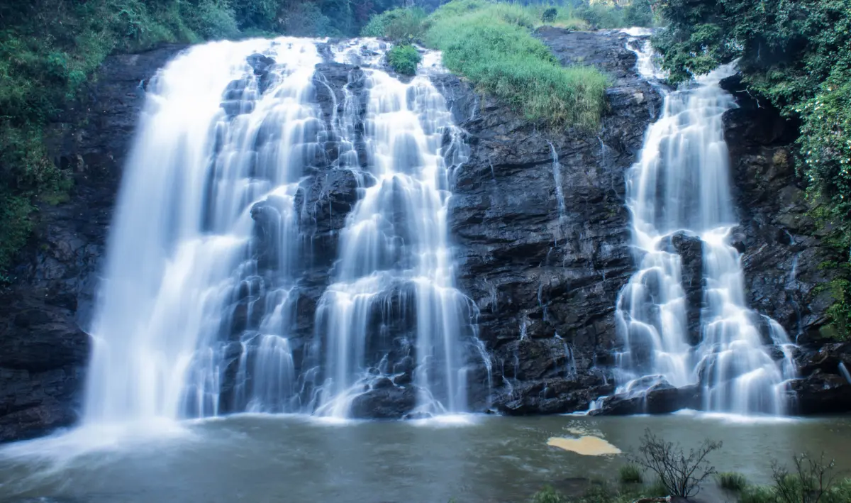 Abbey Falls in Madikeri, Coorg, a popular hill-station getaway from Bangalore